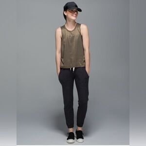 Lululemon serenity pant jogger sweatpants size 6 charcoal grey